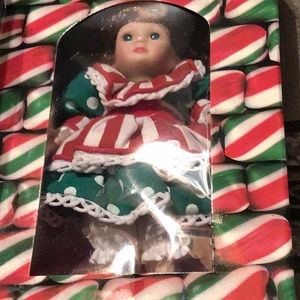 Marie Osmond Christmas Greeting Card Doll